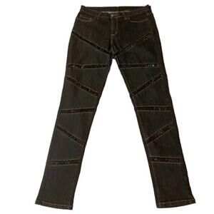 Encore Jeans Decorative Cut Out Dark Wash Size‎ 13